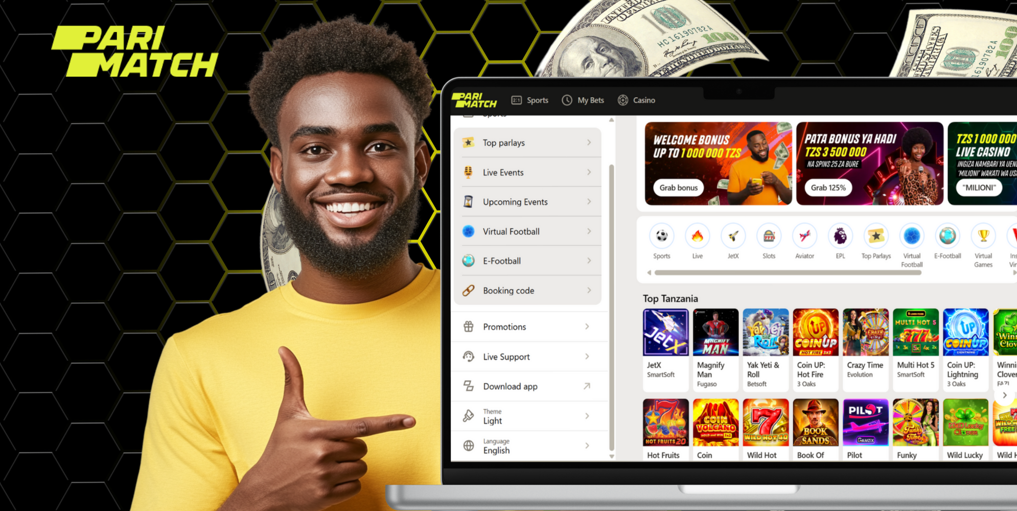 Parimatch is an online sportsbook
